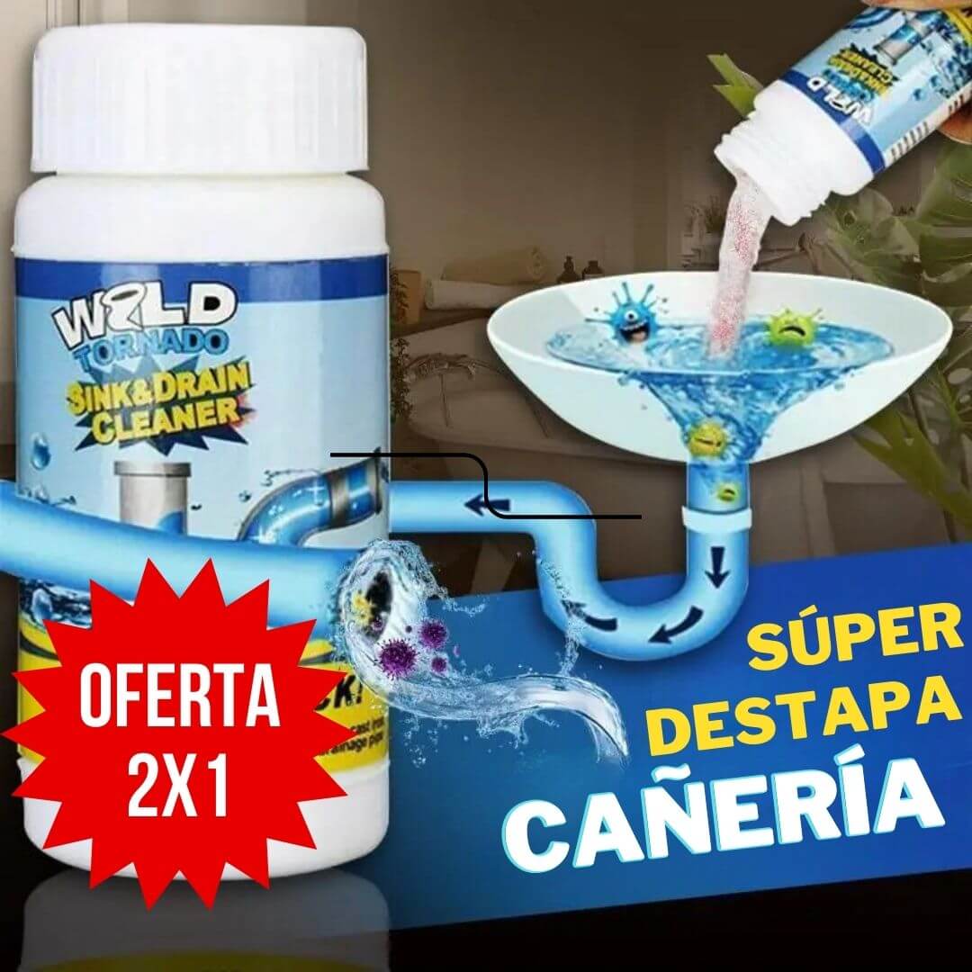 DESTAPA CAÑERÍAS WILD TORNADO 🚽 OFERTA 2X1 🔥