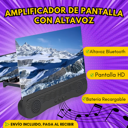 AMPLIFICADOR DE PANTALLA CON ALTAVOZ + ENVIO GRATIS