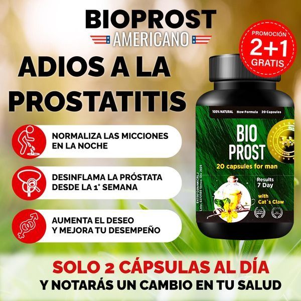 Bio Prost (cada frasco trae 60 capsulas)