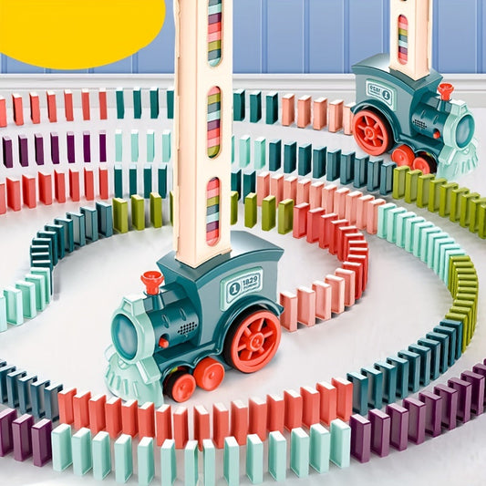 Tren Domino Automático Electrico Para Niños