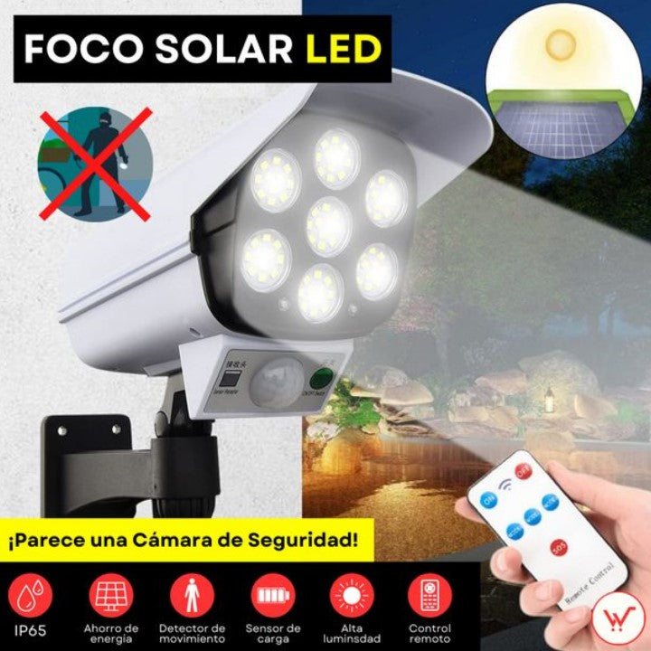 FOCO LED SOLAR - TIPO CAMARA