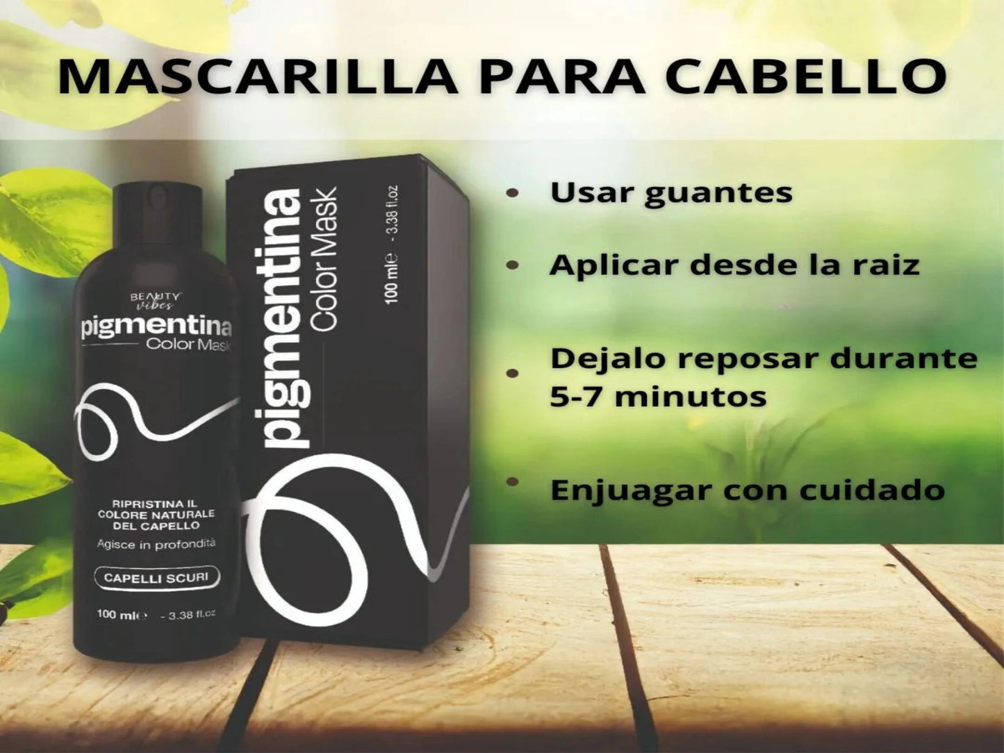 Champú Tinte Cubre Canas Suaviza Repara Cuidado Del Cabello