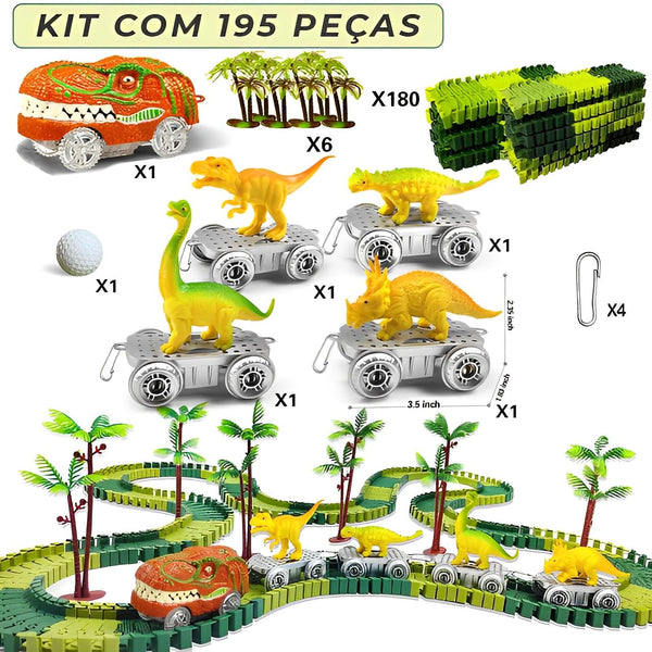 Pista de carreras de Dinosaurios Mágicos