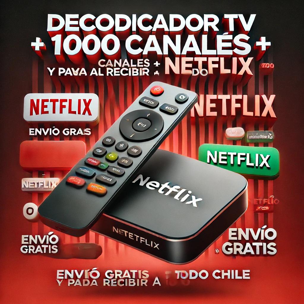 Decodificador TV + 1000 CANALES GRATIS