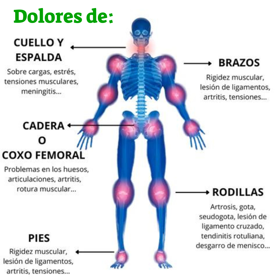 Parches 100% Naturales Para Aliviar El Dolor Articular+ ENVIO GRATIS