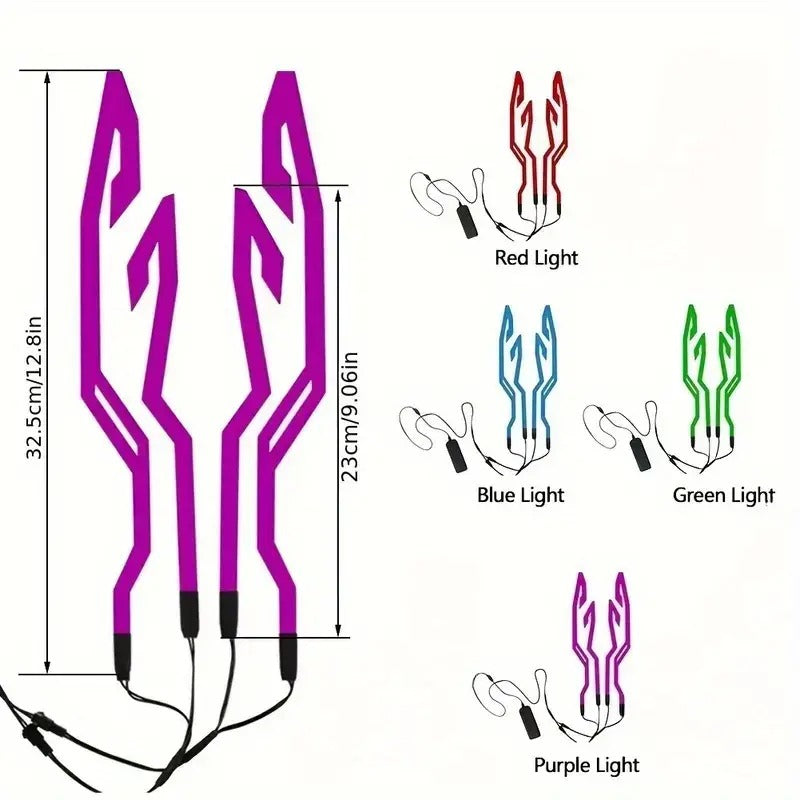 Luces LED para Casco de Moto